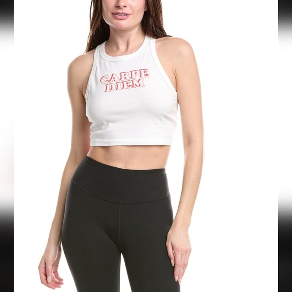 NWT Spiritual Gangstar "Carpe Diem" Racerback Crop Tank Size XL
